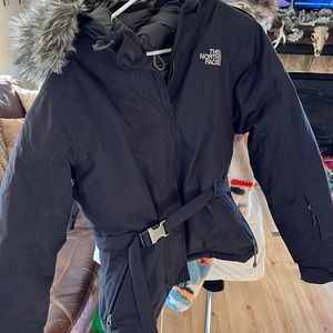 North face heavy coat